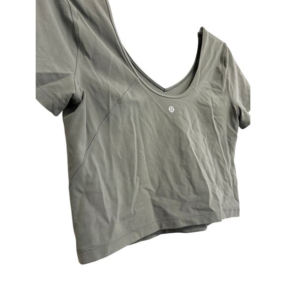 Lululemon Align Tee Gray Sz Large GS - Picture 4 of 4